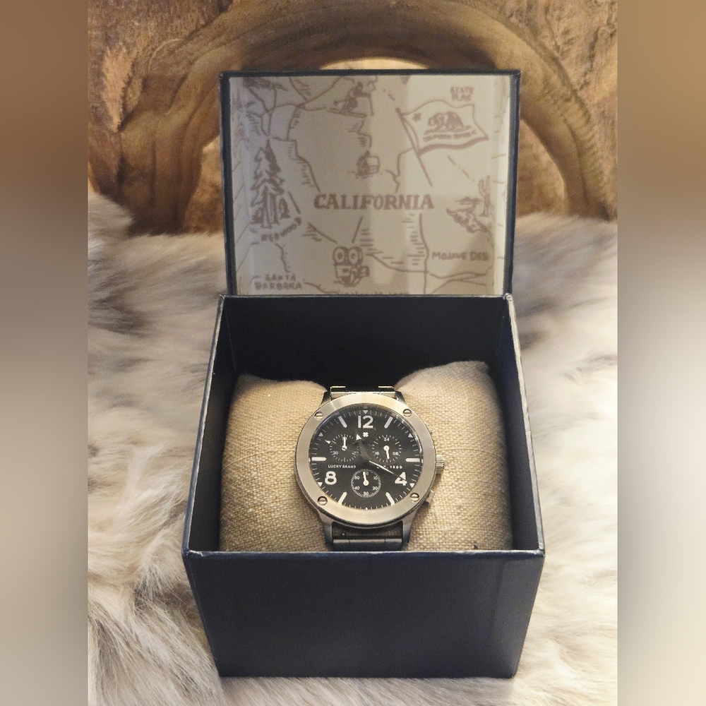 Lucky Brand Rockpoint Silver Multi-Function Watch… - image 2